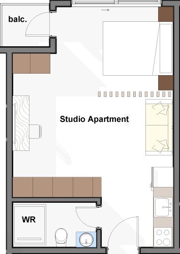 Studio Apartment 4
